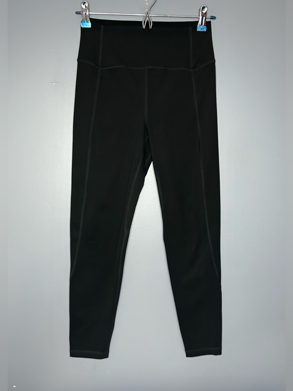 J Crew Active Leggings Womens S Black High Waist Ankle Gym Running Yoga BD675